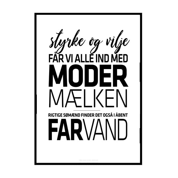 MODERmælk og FARvand