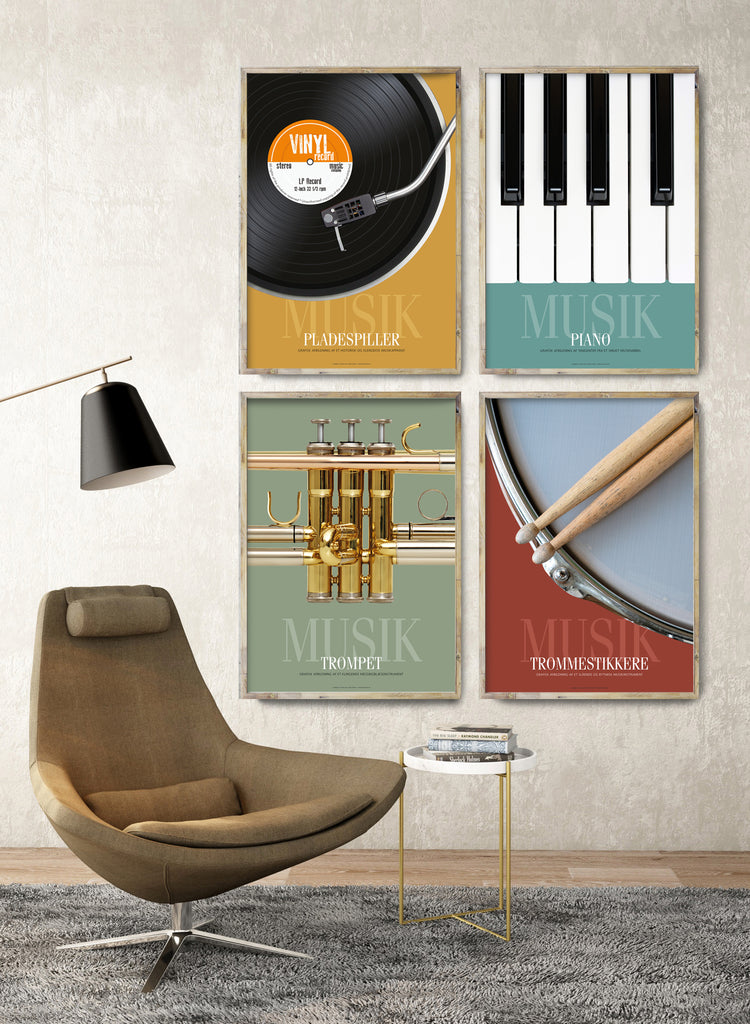 Plakat - Musik Piano