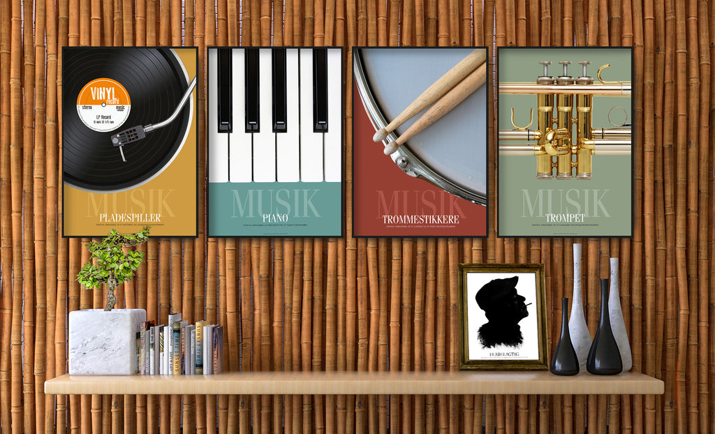 Plakat - Musik Piano