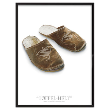 Tøffel-Helt - Grafisk fortolkning af underkuet mand