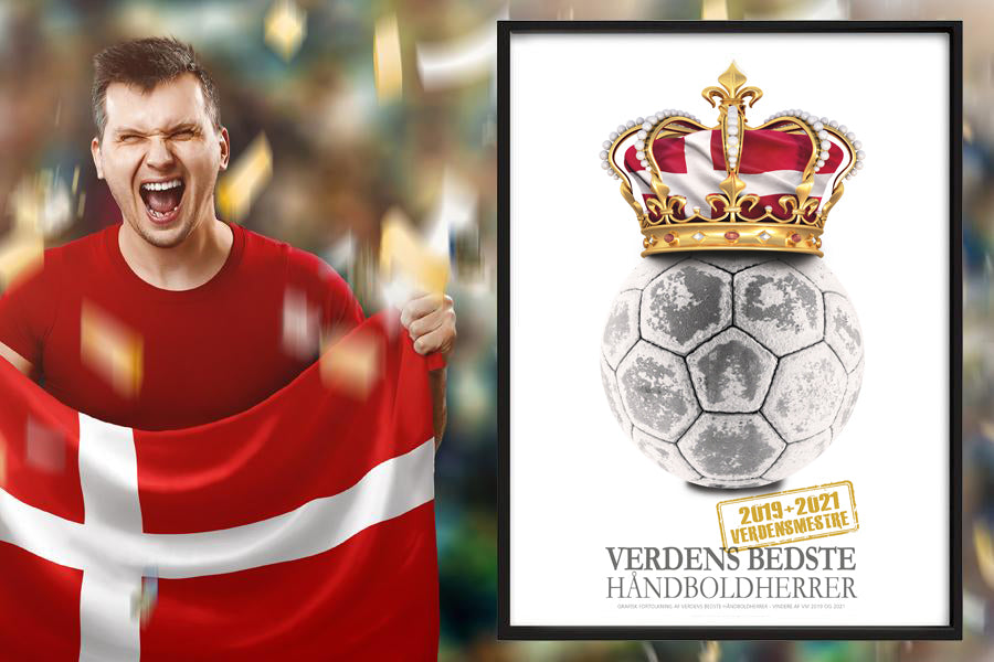 VM håndbold 2019 + 2021 - Grafisk Fortolkning af Verdens Bedste Håndboldherrer