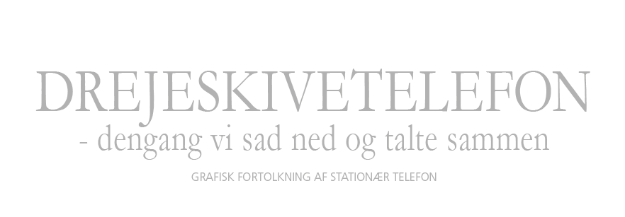 Drejeskivetelefon - Grafisk fortolkning af stationær telefon