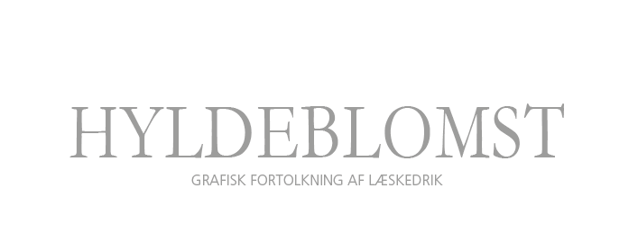 Hyldeblomst - Grafisk fortolkning af læskedrik