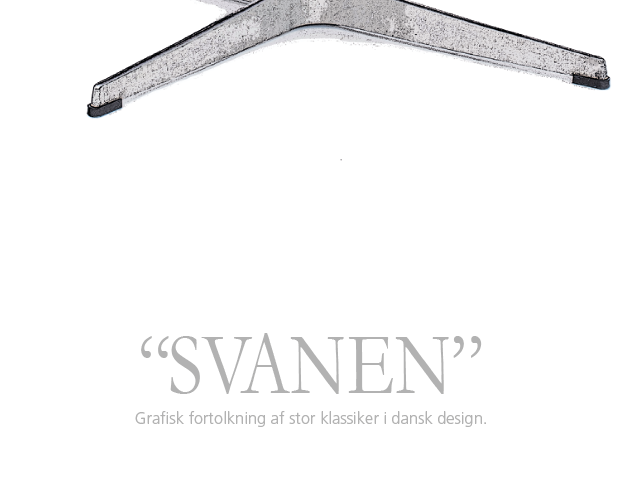 SVANEN - Grafisk fortolkning af Dansk design klassiker