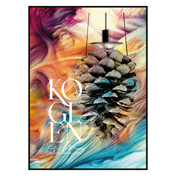 KOGLEN Multi Color - Farverig Grafisk fortolkning af Dansk designklassiker