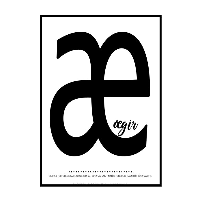 Bogstavet Æ - Det 27. bogstav i alfabetet