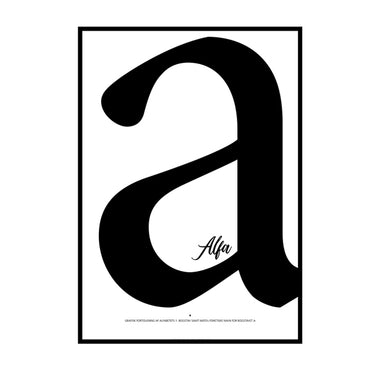 Bogstavet A - Det 1. bogstav i alfabetet