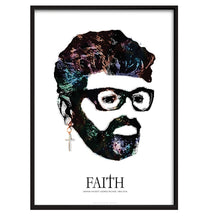 George Michael 1963-2016 – Plakat med grafisk hyldest til George Michael