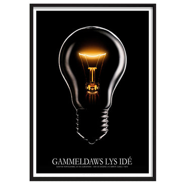 Gammeldaws lys idé - Grafisk fortolkning af EN Gammeldags Glødepære