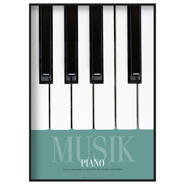 Plakat - Musik Piano
