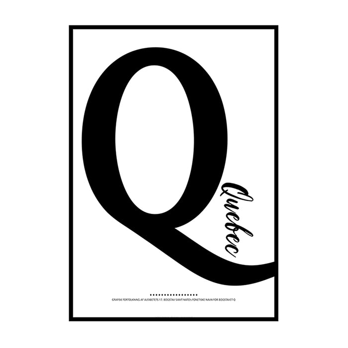Bogstavet Q - Det 17. bogstav i alfabetet