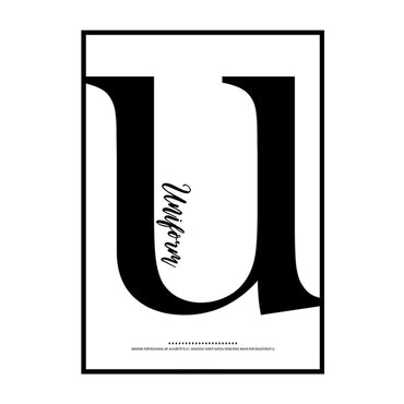 Bogstavet U - Det 21. bogstav i alfabetet
