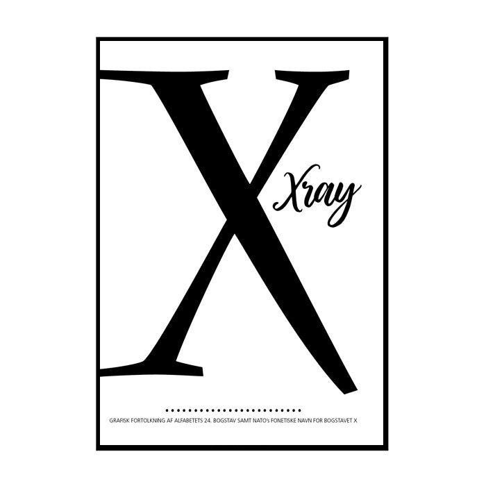 Bogstavet X - Det 24. bogstav i alfabetet